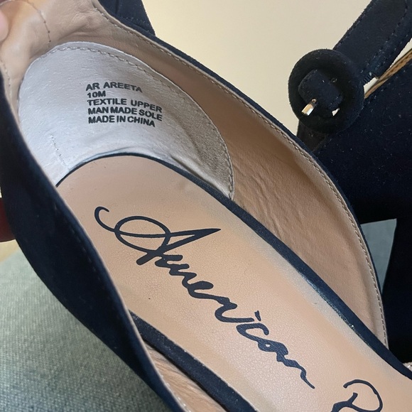 American Rag Cie Areeta Womens size 10 Solid Peep toe Platform Heels - Picture 4 of 12